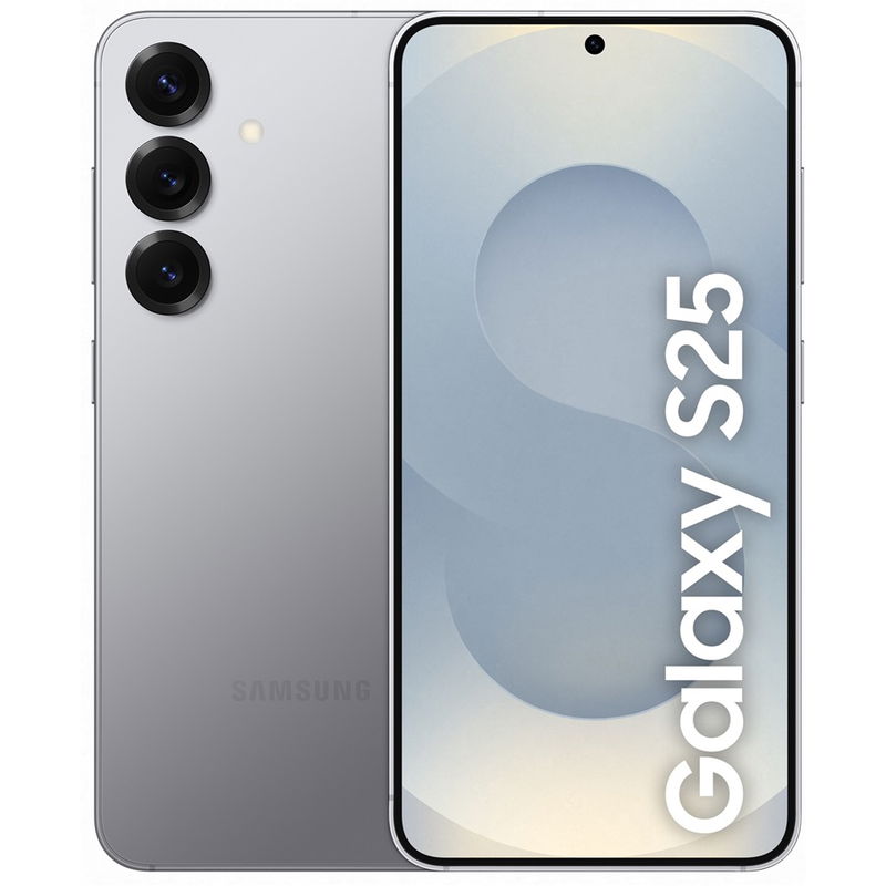 Samsung Galaxy S25 6.2 Inch Octa-Core 4.47GHz 12GB RAM 256GB Phone with Android - Silver Shadow