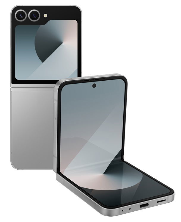 Samsung Galaxy Z Flip6 6.7 Inch Octa-Core 3.3GHz 12GB RAM 512GB Phone with Android - Silver Shadow