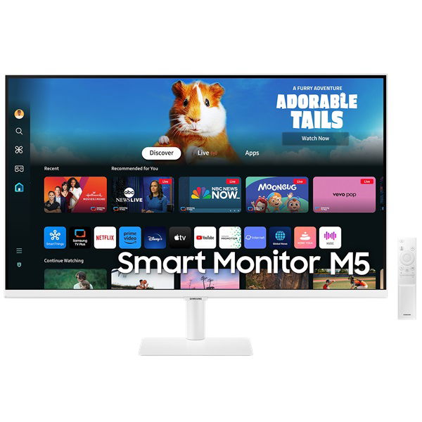 Samsung M50D 27 Inch 1920 x 1080 5ms 60Hz Smart VA Monitor with Speakers & USB Hub - HDMI