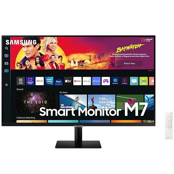 Samsung M7 32 Inch 3840 x 2160 4ms 60Hz 300nit Wireless VA Smart Monitor with Speakers and USB Hub - HDMI, USB-C