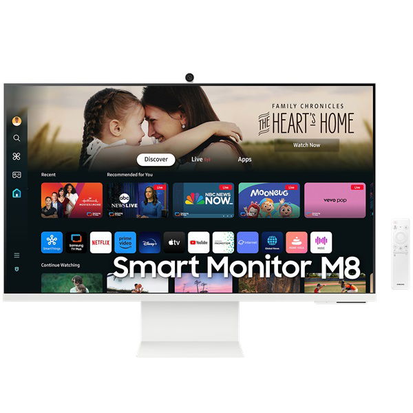 Samsung M80D 32 Inch 3840 x 2160 4ms 60Hz Smart VA Monitor with Speakers & USB Hub - HDMI, USB-C