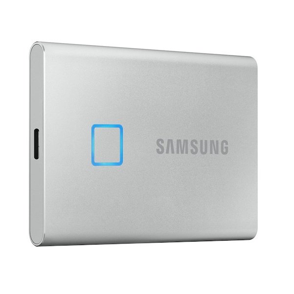 Samsung T7 Touch 2TB USB 3.2 USB-C Portable External Solid State Drive - White