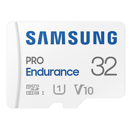 Samsung Pro Endurance 32GB U1 V10 microSDXC UHS-I Card with Adapter - SPECIAL PRICE OFFER