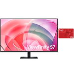 Samsung ViewFinity S70D 37 Inch UHD 3840 x 2160 5ms 60Hz VA Monitor - HDMI, DisplayPort + Bonus $50 Prezzy Card