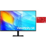 Samsung ViewFinity S80D 37 Inch UHD 3840 x 2160 5ms 60Hz VA Monitor - HDMI, DisplayPort + Bonus $50 Prezzy Card