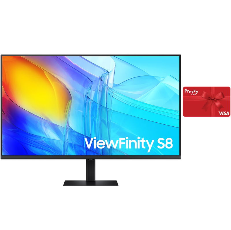 Samsung ViewFinity S80D 37 Inch UHD 3840 x 2160 5ms 60Hz VA Monitor - HDMI, DisplayPort + Bonus $50 Prezzy Card