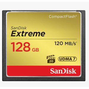 SanDisk 128GB Extreme VPG20 Compact Flash Card