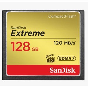SanDisk 128GB Extreme VPG20 Compact Flash Card