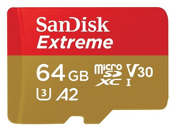 SanDisk 64GB Extreme Micro SDXC Memory Card