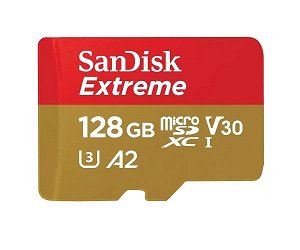 SanDisk Extreme 128GB microSDXC A2 UHS-I Memory Card