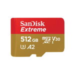SanDisk Extreme 512GB Class 10 UHS-I U3 V30 microSDXC Memory Card