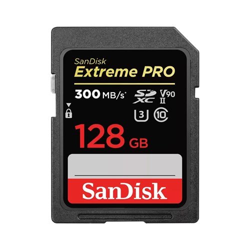SanDisk Extreme Pro 128GB Class 3 UHS-II SDXC Memory Card