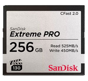 SanDisk Extreme PRO 256GB CFast 2.0 Memory Card