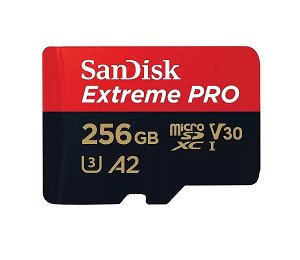 SanDisk Extreme Pro 256GB microSDXC A2 UHS-I Memory Card