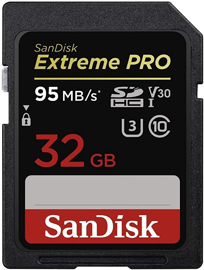 Sandisk Extreme Pro 32GB SDHC And SDXC Class 10 SD Card