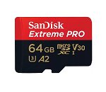 SanDisk Extreme Pro 64GB microSDXC A2 UHS-I Memory Card