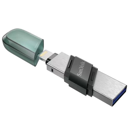 SanDisk iXpand 32GB Flip USB 3.0 Flash Drive - Sea Green