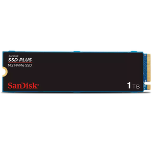 SanDisk SSD PLUS 1TB M.2 2280 PCIe NVMe Gen 3 Solid State Drive