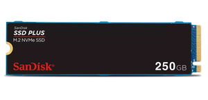 SanDisk SSD PLUS 250GB M.2 2280 PCIe NVMe Gen 3 Solid State Drive
