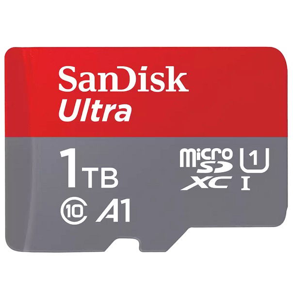 SanDisk Ultra 1TB MicroSDXC Memory Card with SD Adapter