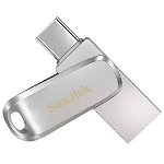 SanDisk Ultra 64GB Dual Drive Luxe USB Type-C and Type-A Flash Drive