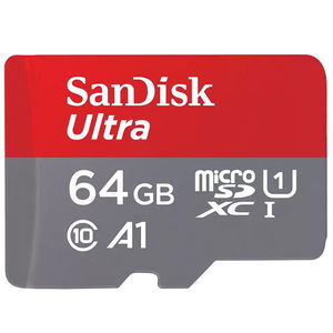 SanDisk Ultra 64GB MicroSDXC Memory Card with SD Adapter
