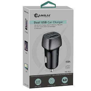 Sansai 4.8A 24V Dual USB Car Charger