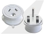 Sansai Outbound Travel Adapter for New Zealand and Australia to United Kingdom