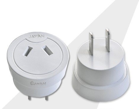 Sansai Outbound Travel Adapter for New Zealand and Australia to USA and Japan
