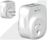 Sansai Outbound USB Travel Adapter for New Zealand and Australia to USA