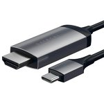 Satechi Aluminum 1.8m USB Type-C to HDMI Adapter Cable - Space Grey