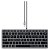 Satechi Slim W1 Backlit USB-C Wired Keyboard - Space Grey