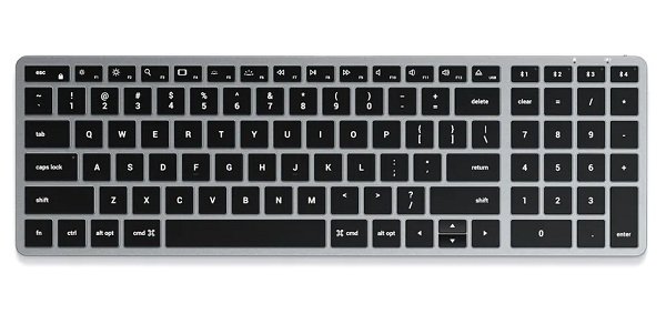 Satechi Slim X2 Backlit Bluetooth Keyboard - Grey