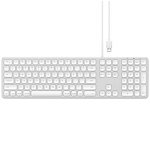 Satechi ST-AMWKS Aluminum USB Wired Keyboard - Silver
