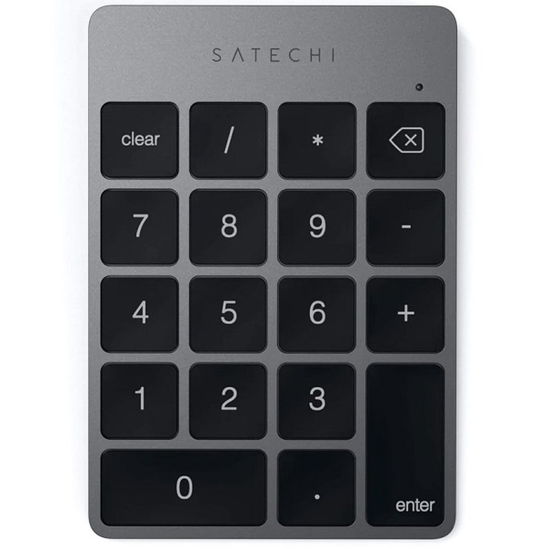 Satechi ST-SALKPM Aluminum Slim Wireless Numeric Keypad - Space Grey