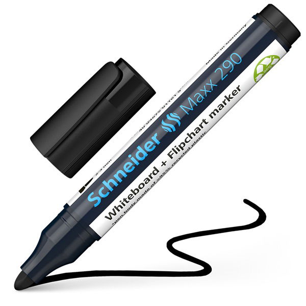 Schneider Maxx 290 Whiteboard Marker - Black