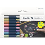 Schneider Paint-It 050 0.4mm Metallic Rollerball Pen - Assorted 8 Pack