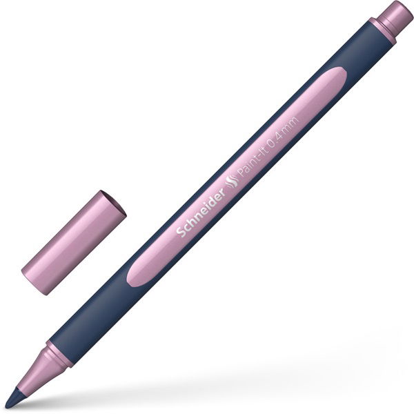 Schneider Paint-It 050 0.4mm Metallic Rollerball Pen - Rose