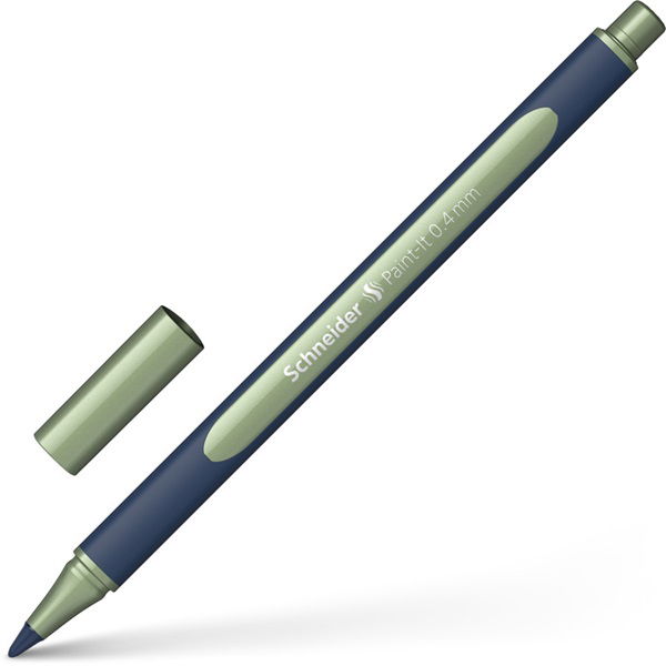 Schneider Paint-It 050 0.4mm Metallic Rollerball Pen - Vintage Green