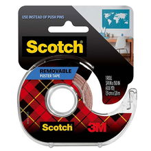 view Scotch 109 19mm x 3.8m Removable Poster Tape on Dispenser