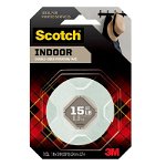 Scotch 114S 25.4mm x 1.27m Indoor Double Sided Mounting Tape