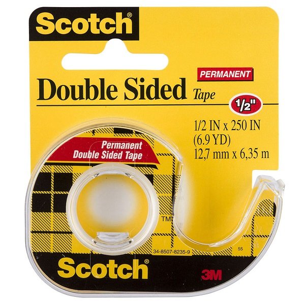 Scotch 136 12.7mm x 6.35m Double Sided Tape on Dispenser