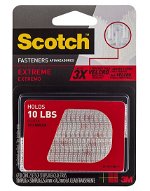 Scotch 25x76mm RF6730 Extreme Fasteners Clear - 2 Pack