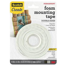 view Scotch 4013-CFT 12.7mm x 3.81m Craft Double Sided Mounting Tape