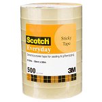 Scotch 500 18mm x 66m Everyday Sticky Tape - 8 Pack