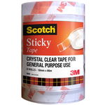 Scotch 502 18mm x 66m Sticky Tape - 8 Pack
