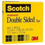 Scotch 665 12.7mm x 33m Double Sided Tape