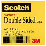 Scotch 665 19mm x 33m Double Sided Tape