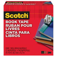 view Scotch 845 101mm x 13.7m Transparent Book Repair Tape