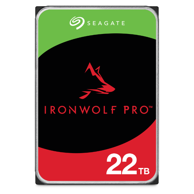 Seagate IronWolf Pro 22TB 512MB Cache 6Gb/s 3.5 Inch SATA NAS Hard Drive